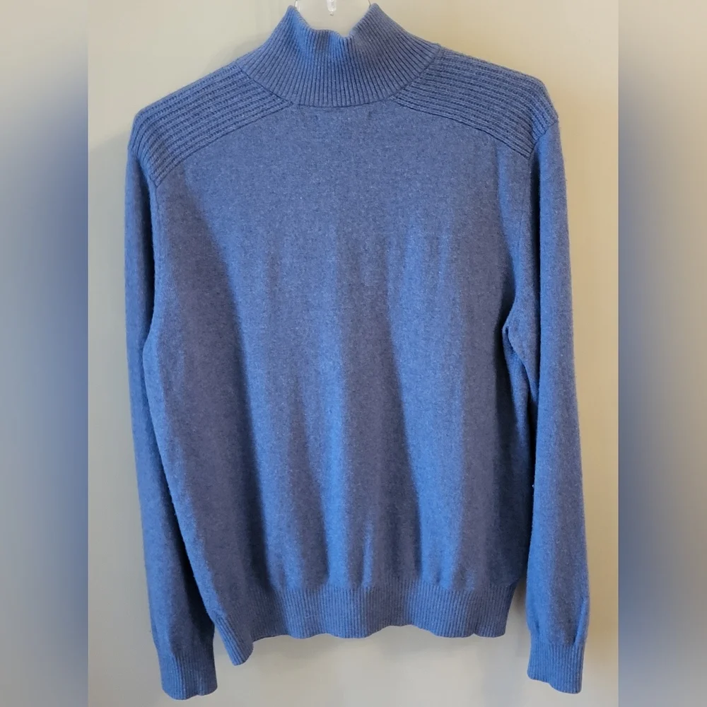 Banana Republic Blue Merino Wool Pullover Sweater Large
